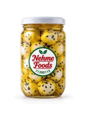 Goat labneh with nigella seeds