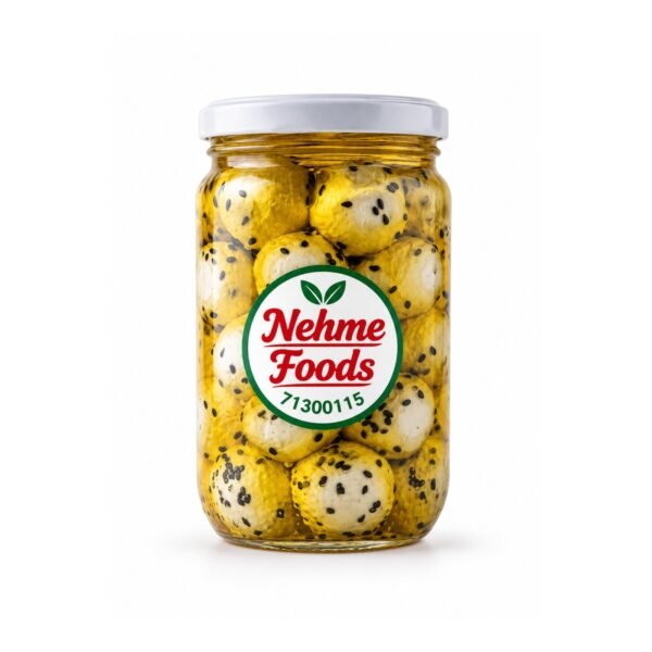 Goat labneh with nigella seeds Goat labneh with nigella seeds