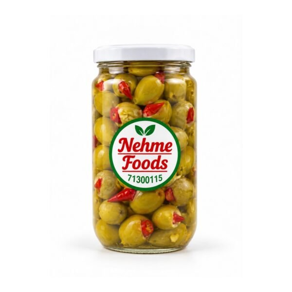 green olives stuffed with chili green olives stuffed with chili